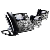RCA Unison DECT 6.0 Phone System with One Base Station and Two Wireless Deskphones