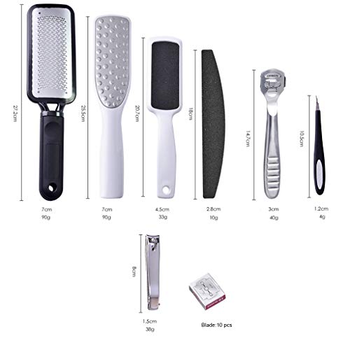 Aviat 8Pcs Portable Professional Manicure Pedicure Set Stainless Steel Nail Bag Kit Antibacterial Removal Beauty Tools Set - Thumbnail 3