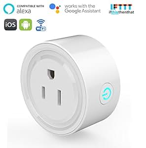 RtTech Smart Plug Wi-Fi Outlet Socket Wireless Compatible