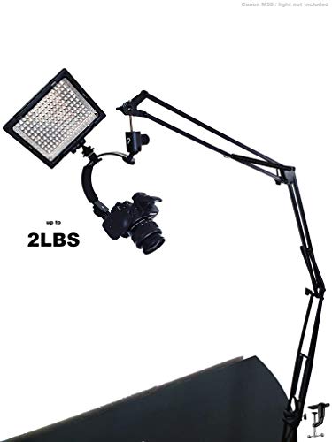5ft Articulating Arm Camera Mount - Flexible Desk Clamp Camera Arm for Mirrorless/Digital Camera's w - //coolthings.us