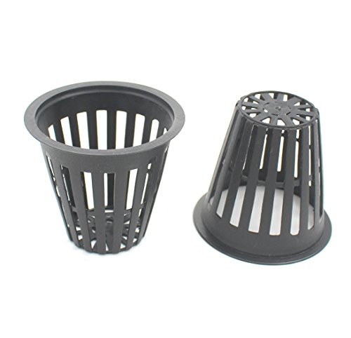 Zicome Garden Plastic Net Cups Pots, 2 Inch, Set of 40