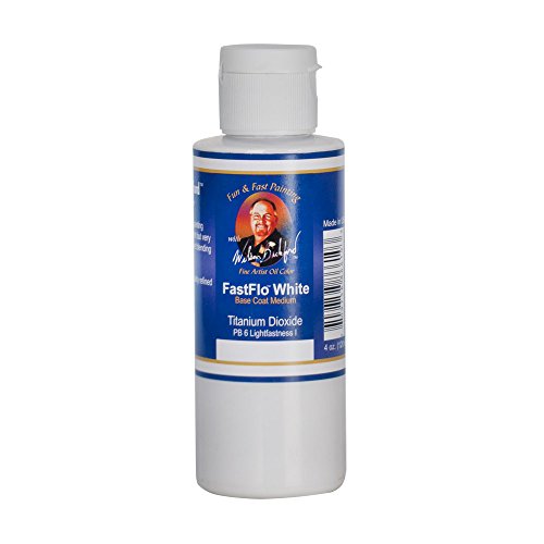 Wilson Bickford FastFlo Quick Dry Base Coat Medium 4 oz. Bottle - White