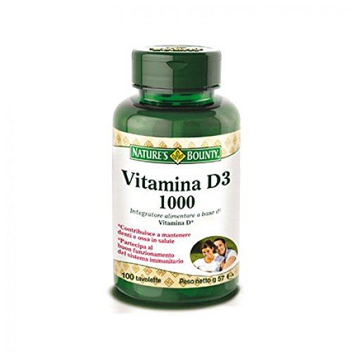 Nature's Bounty Vitamin D1000 IU, Softgels