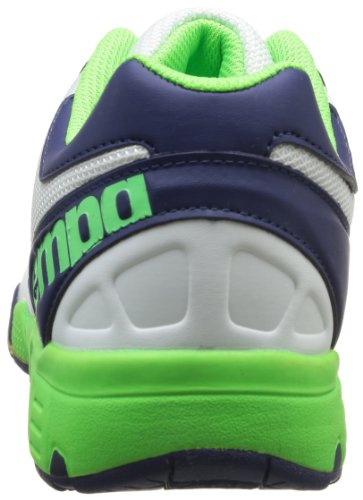 Kempa Men's Tornado Xl Handball Shoes 37-39 Eu (3.5 Herren Uk) White White (White/Marine/Fluo Green 02) - Thumbnail 2