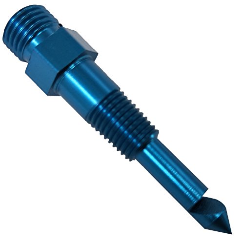 Dracary Work For Nitrous Oxide Systems NOS 13500 Blue Anodized Aluminum Fan Spray Nozzles 1/16" NPT (2PCS)