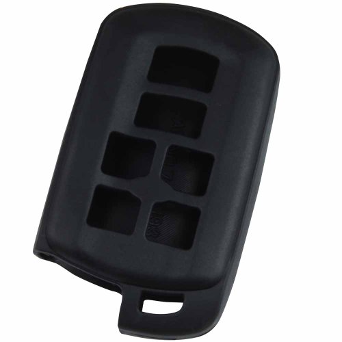 KeyGuardz Black Rubber Keyless Entry Remote Smart Key Fob Skin Cover Protector