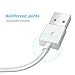 Charging Cable for iPod Shuffle, TITACUTE iPod Shuffle Cable 2 Pack 3.5mm Audio Jack to USB Charger Data Sync Charging Cable for Apple iPod Shuffle 3rd/ 4th/ 5th/ 6th/ 7th Gen (White)