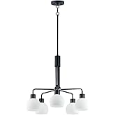Maxim Coraline-5 Light Chandelier-26.75 Inches Wide by 23 inches high-Black Finish -Traditional Installation