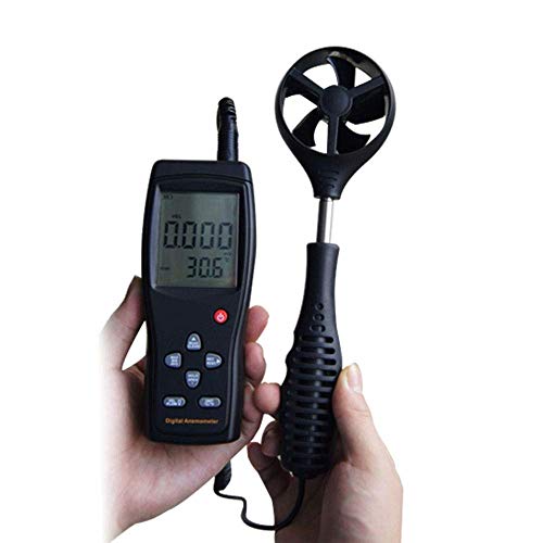 B08k36p3jz 車 バイク ホーム ハンドヘルド高精度デジタル風速計風速計風速風量テスター風量メーター 色 ブラック 工業用計測器 Suntaowan 人気ブランドの新発売