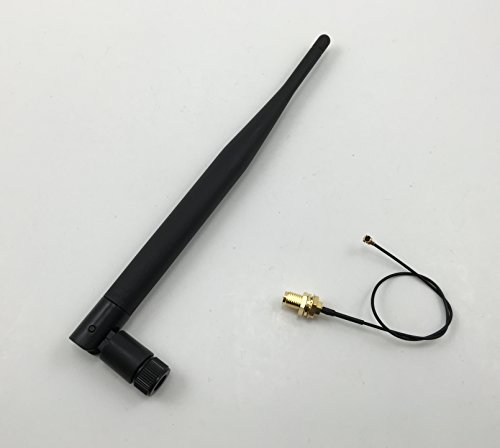 3 6dBi Dual Band RP-SMA WiFi Antennas + 3 U.fl Cable for Linksys EA4500 WRT310N