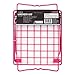 LockerMate 7-Piece Locker Kit, Wire Stac-A-Shelf, Dry Erase Board & Marker, Magnetic Cup, Magnetic Mirror, 2 Magnets School Supplies (Pink)