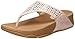 FitFlop Women's Novy Toe Post Flip Flop, Nude, 7 M US