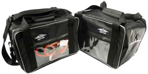 Bestem LGBM-R12GS-SDL-CP Black Side Case Liners with Clear Pocket for BMW R1200GS, Pair - Thumbnail 4