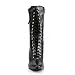 Pleaser 120 Size 7 Black Granny Boot