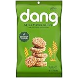 Dang Sticky Rice Chips, Coconut Crunch, 3.5oz Family Size Bags, 3.5 Ounce (12 Count)