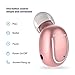 NENRENT Q13 Bluetooth Earbud, Smallest Mini Invisible V4.1 Wireless Bluetooth Earpiece Earphone Headset Headphone with Mic Hands-Free Calls for Smart Phone(1 Piece) (Rose Gold)…