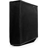 Playstation 4 Pro Dust Cover (VERTICAL PRO MODEL) by Foamy Lizard ® THE ORIGINAL MADE IN U.S.A. TexoShield (TM) premium ultra fine soft velvet lining nylon dust guard with back cable port (Vertical)