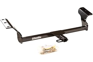 Draw-Tite 24812 Class 1 Trailer Hitch, 1-1/4 Inch Square Receiver, Black, Compatible with Pontiac Vibe and Toyota Matrix (Please Verify Vehicle Application)