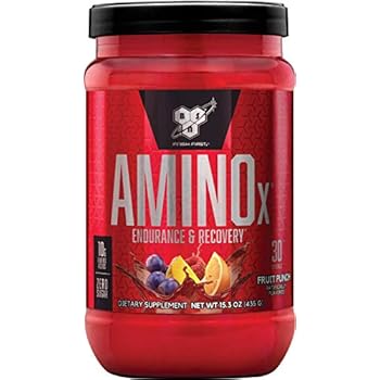 BSN Amino X Muscle Recovery & Endurance Powder with BCAAs, 10 Grams of Amino Acids, Keto Friendly, Caffeine Free, Flavor: Fruit Punch, 30 Servings (Packaging May Vary)