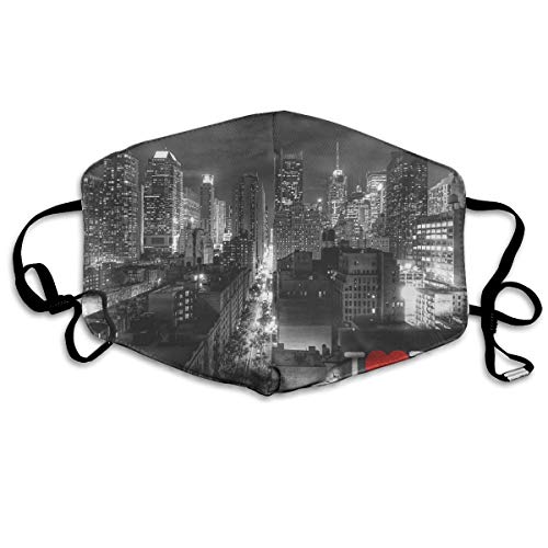 Sam-Uncle Anti Dust Face Mouth Cover Mask I Love New York Anti Pollution Breath Healthy Mask - Thumbnail 3