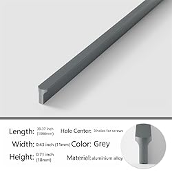 Shozafia 5 Pack Grey Cabinet Pulls - Kitchen