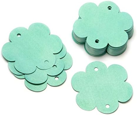 David Tutera DTGR413 Turq Scallop Edge Paper Circle, 2.5"