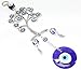 Turkish Blue Evil Eye (Nazar) Life Tree Amulet Wall Hanging Home Decor Protection Blessing Gift US Seller