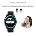 Smart Watch-Touch Screen Smart Wrist Watch SIM Card Slot Camera Sport Fitness Compatible with Android Samsung for Men Women Kids (Black)