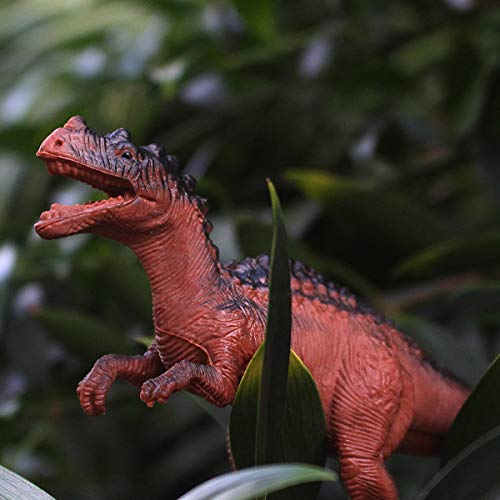 Litian Dinosaur Toys Play Set 5-8 inches Plastic Realistic Dinosaurs Figures Pack of 15 Including T-rex, Stegosaurus, Monoclonius, Ceratosaurus for 3+ Kids Toddler Boys Girls Birthday Gift (KL-15PCS) - Thumbnail 6