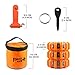 PeakPlus Road Flares Emergency Lights For Vehicles (3 Pack) RV Accessories For Outside, Roadside Emergency Car Kit, Truck Driver Accessories, Safety Beacon Discs with Window Breaker Seat Belt Cutter
