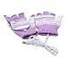 Lsgoodcare Purple USB Fingerless Heating Knitting Hands Warm Gloves Gloves for Women Men Girls Boys