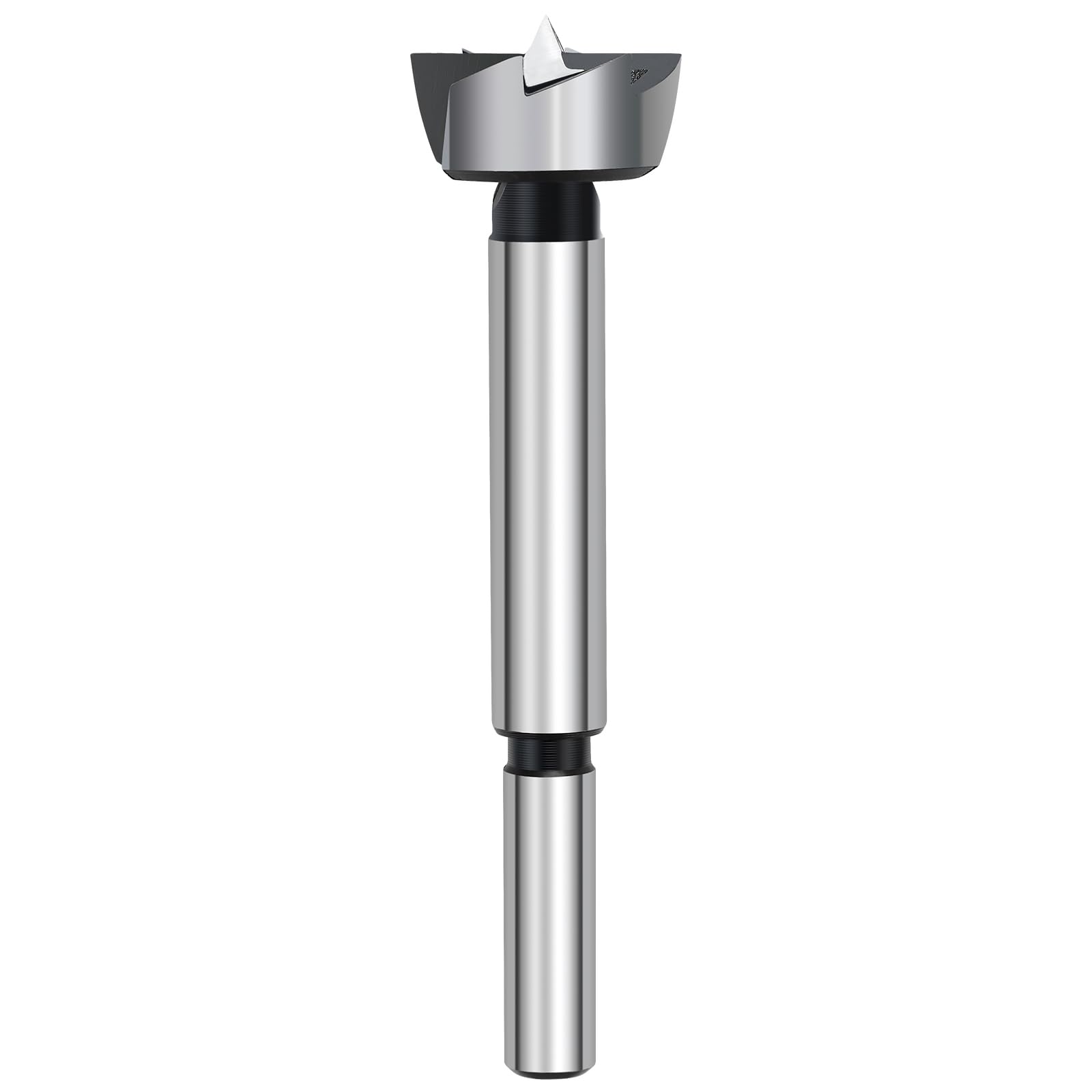 HSAWBIT 24mm Forstner Drill Bit for Woodworking, Forstner Bit Wood Drill Bits for Holes, Hinge Cutter (Ø24mm, length 90mm, Round Shank)