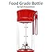 Personal Portable Smoothie Juicer Blender Bottle, includes 4000mAh 7.4V Batteries,126 Watts 12oz USB Shakes Blender Gym, Travel & Home, Red