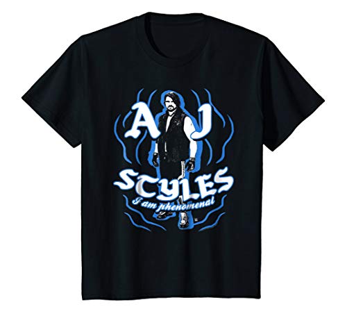 Kids WWE AJ Styles 2 Color 8 Black