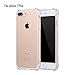 iphone 7 Plus Case, JMcolo [Ultra Hybrid] Crystal Clear Flexible TPU Hybrid Protective Shock Absorbing Bumper Case with Clear Back Panel [Lifetime Warranty] for iPhone 7 Plus 5.5 inch - 2016 (Clear)