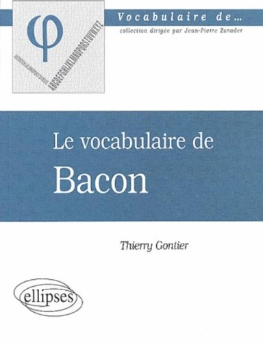 Le  vocabulaire de Bacon