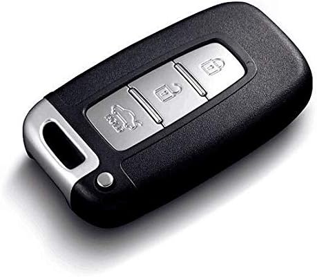 Automobile Locksmith 3 Button Smart Remote Key Case Shell for Hyundai Sonata Elantra Genesis Veloster remote key fob