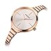 ETEVON Women's Quartz Simple Rose Gold Watch with Slim Bracelet, Fashion Watches for Women Ladies