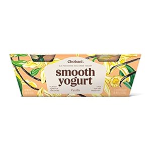 Image of Chobani Smooth, Vanilla Low-Fat Classic Yogurt, 5.3 oz, 2 pk