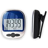 Pedometer,GOTD Large LCD Display Jogging Step Pedometer Walking Calorie Distance Counter,Best Pedometer for Walking/ Wearable Fitness Tracker for Men Women Kids, Track Steps, Calories Miles Walked with Clip