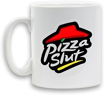 11oz Mug Pizza Slut Retro Ceramic Mug
