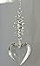 Clear Crystal Glass Chakra Suncatcher Window Hanging Ornament, Love Relationship Anniversary Gift, Birthday