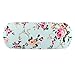 EZESO 2 pcs Glasses Case Spectacle Case Box Fabrics Floral Portable Hard Eyeglass Case