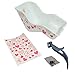 White Doll Bike Seat with Decorate Yourself Stickers for 18 inch Dolls