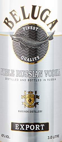 Beluga Noble Russian Vodka EXPORT 40% Vol. 3l in Geschenkbox – Bild 7