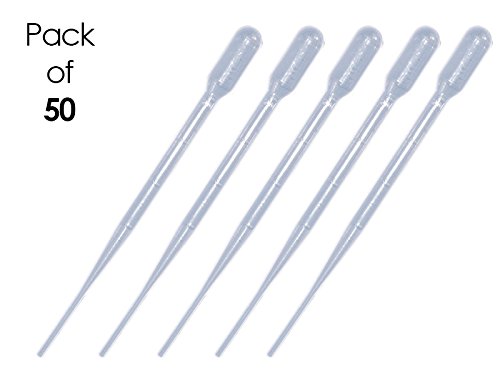 Sponix BioRx Transfer Plastic Pipettes - 5 mL Capacity - Graduated to 2 mL - Sterile - 50 pcs