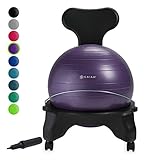 Gaiam Balance Ball Chair, Purple