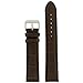 Tech Swiss Watch Band Genuine Leather Extra Long Dark Brown Alligator Grain22 millimeter