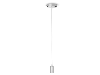 Led Vintage Lampe Câble Pour Suspension Argent Finish Douille E27