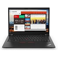 Lenovo ThinkPad T480s Business Laptop, 14.0 FHD (1920x1080), Intel Core i5-8350U 3.4 GHz, 16GB DDR4 RAM, 512GB M.2 NVME SSD, 